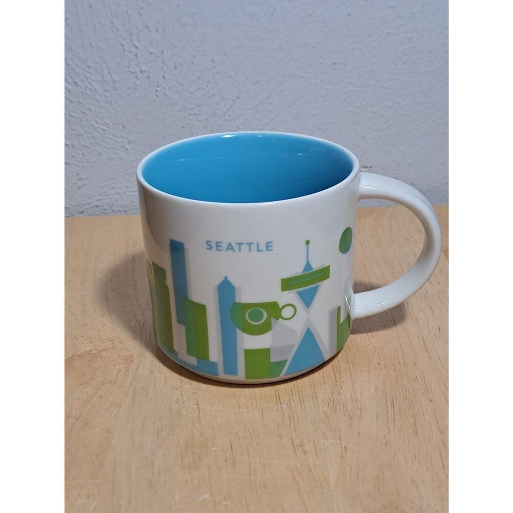 2015 Starbucks Seattle You Are Here Collection 14oz Coffee Cup